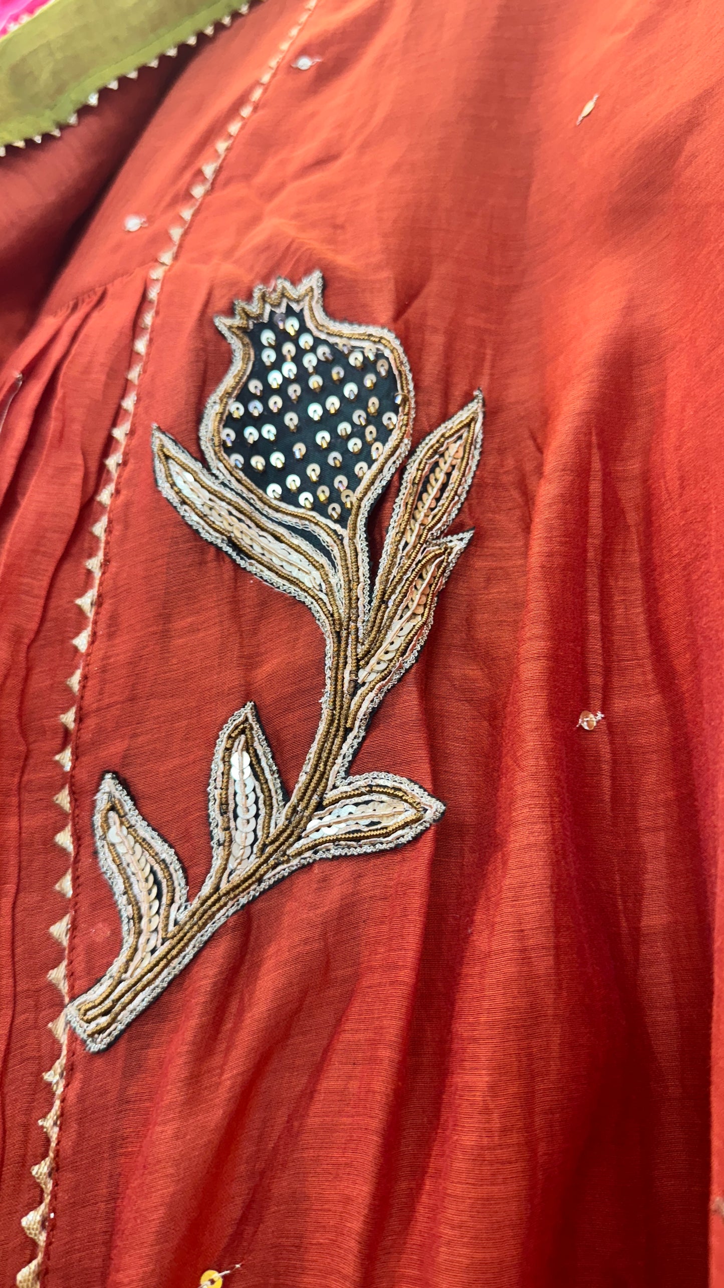 Flower leafy mul chandari