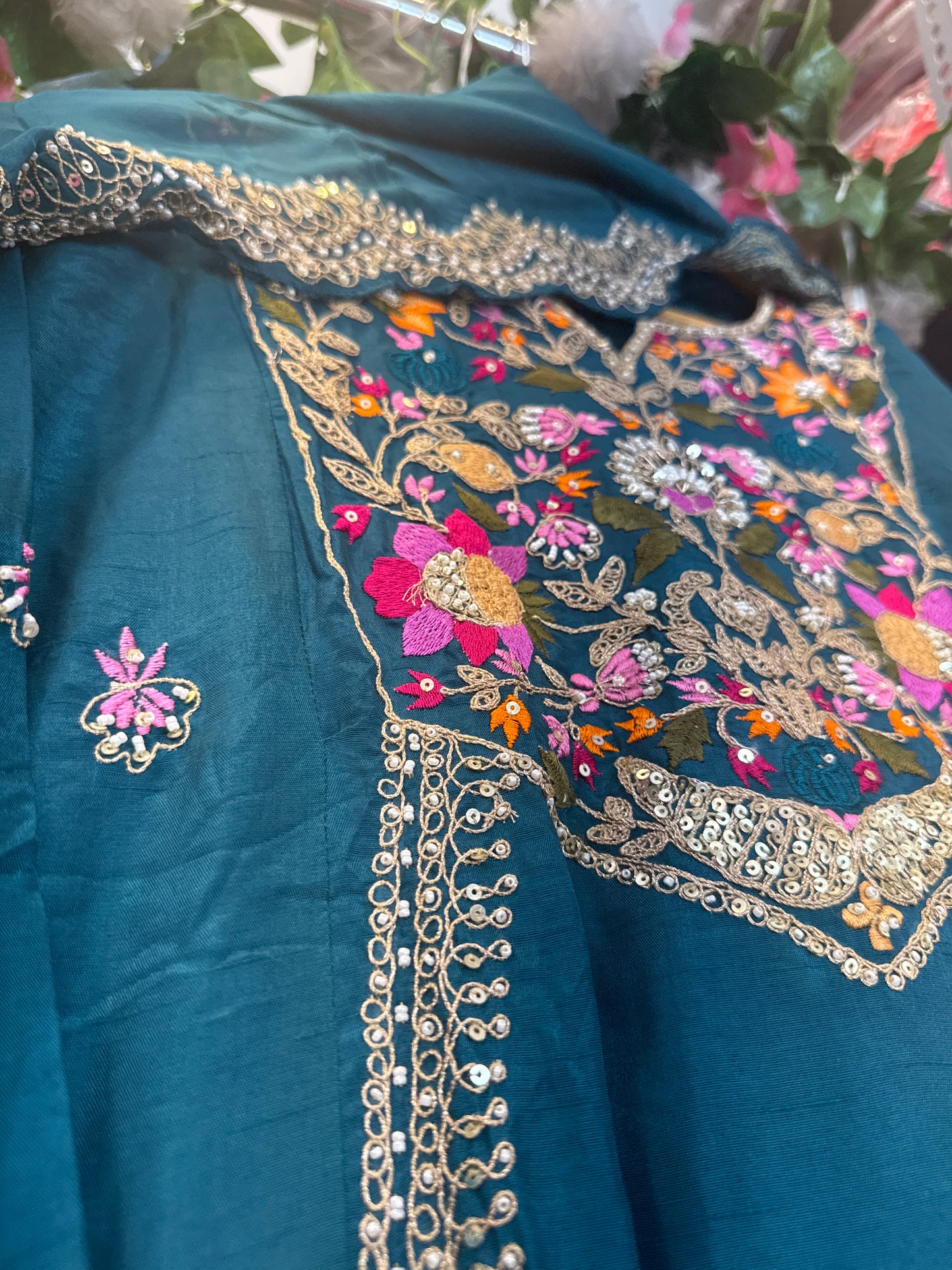 Premium Anarkali ( yellow/blue/wine)