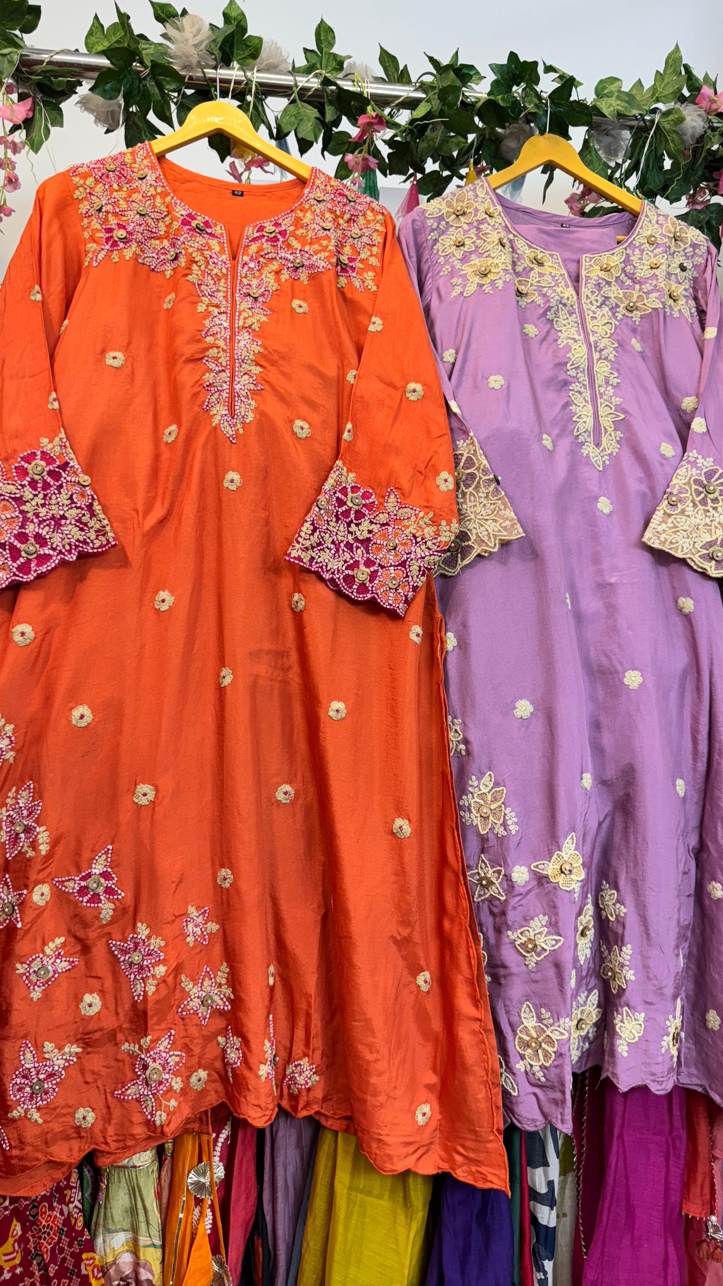 Silky candy kurta pant