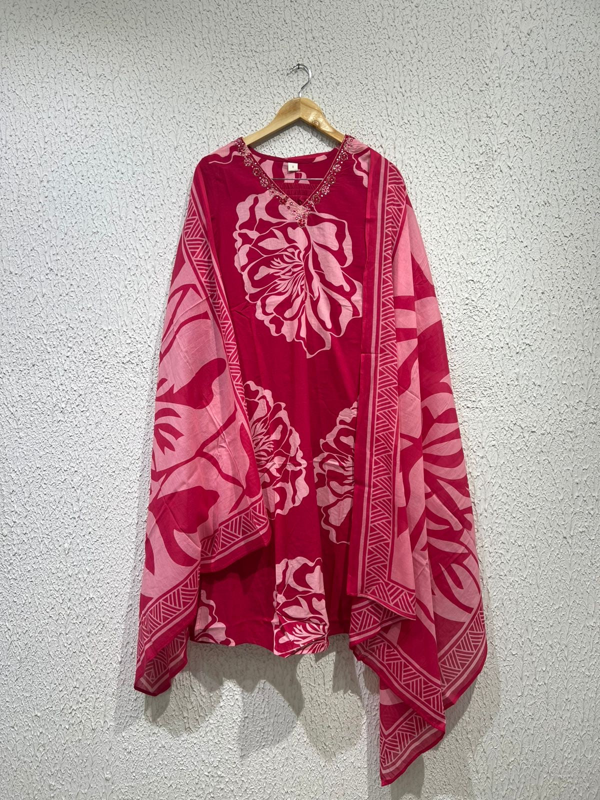 Flower pink/ purple cotton