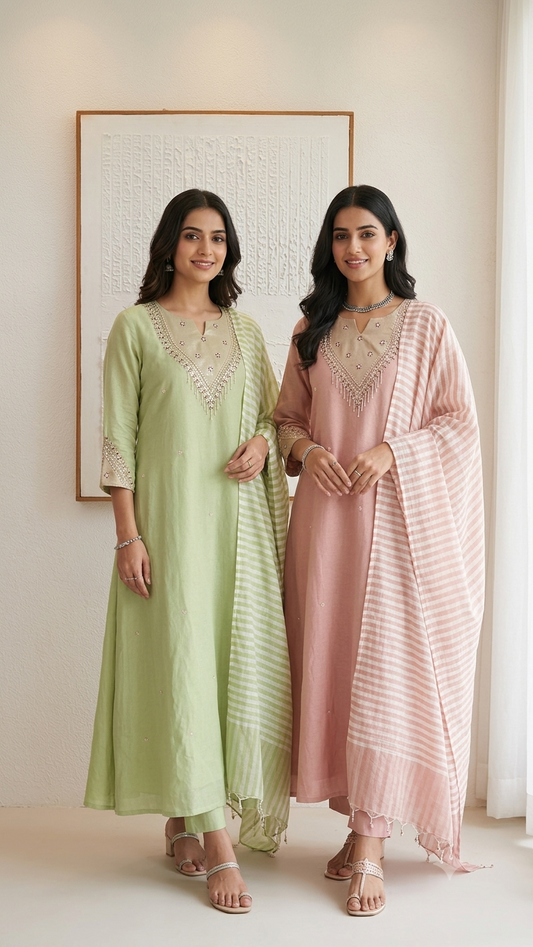 Premium trendy tissue Anarkali
