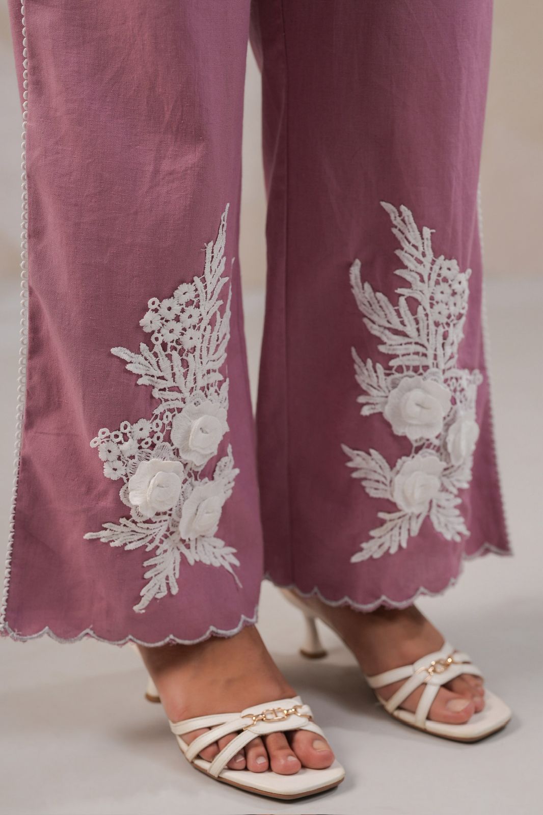 Pink Demin cotton jacket style Co ord set