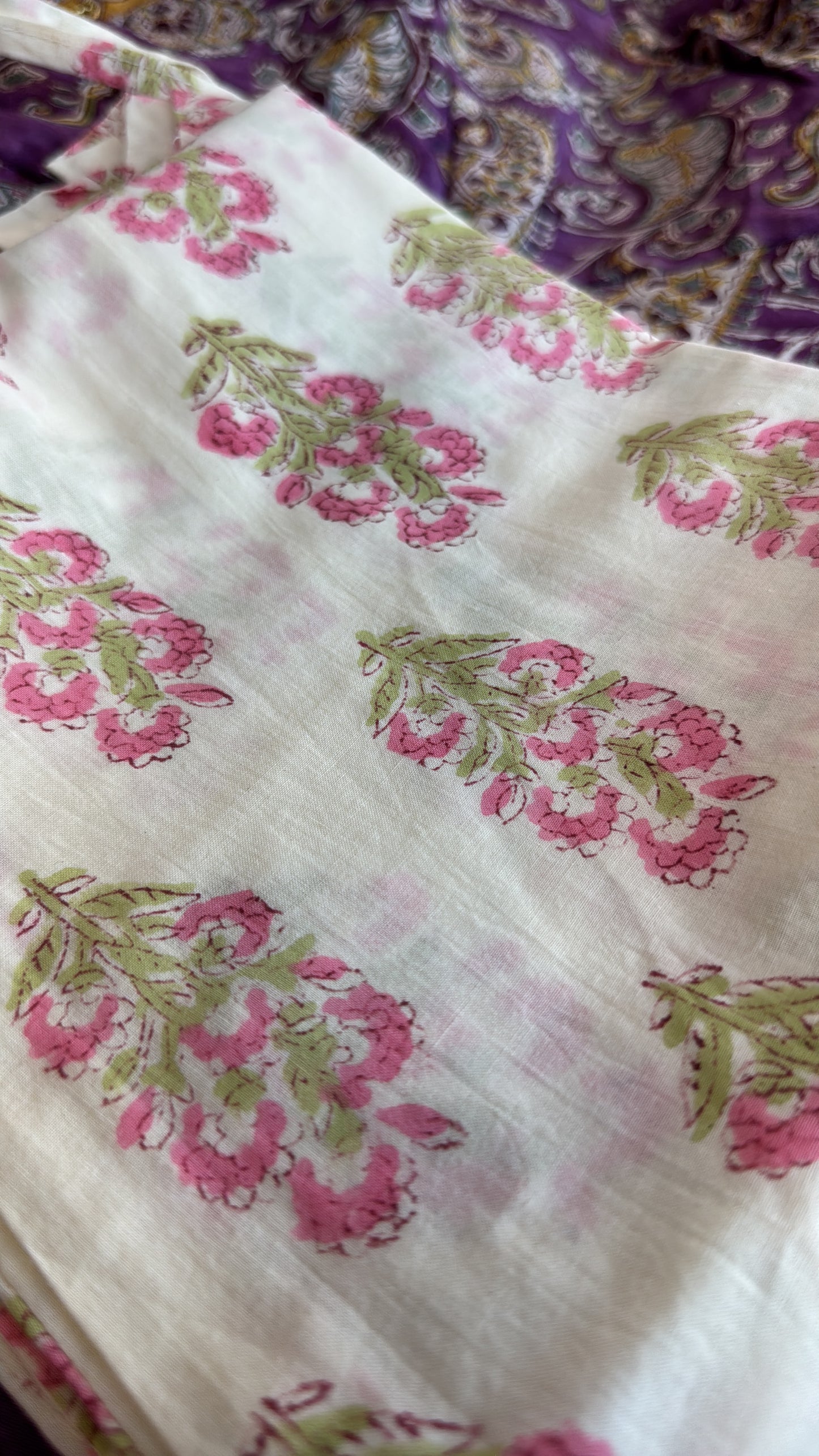 Floral Kota doria suit