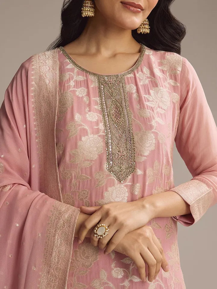 Pure banaras Georgette suit