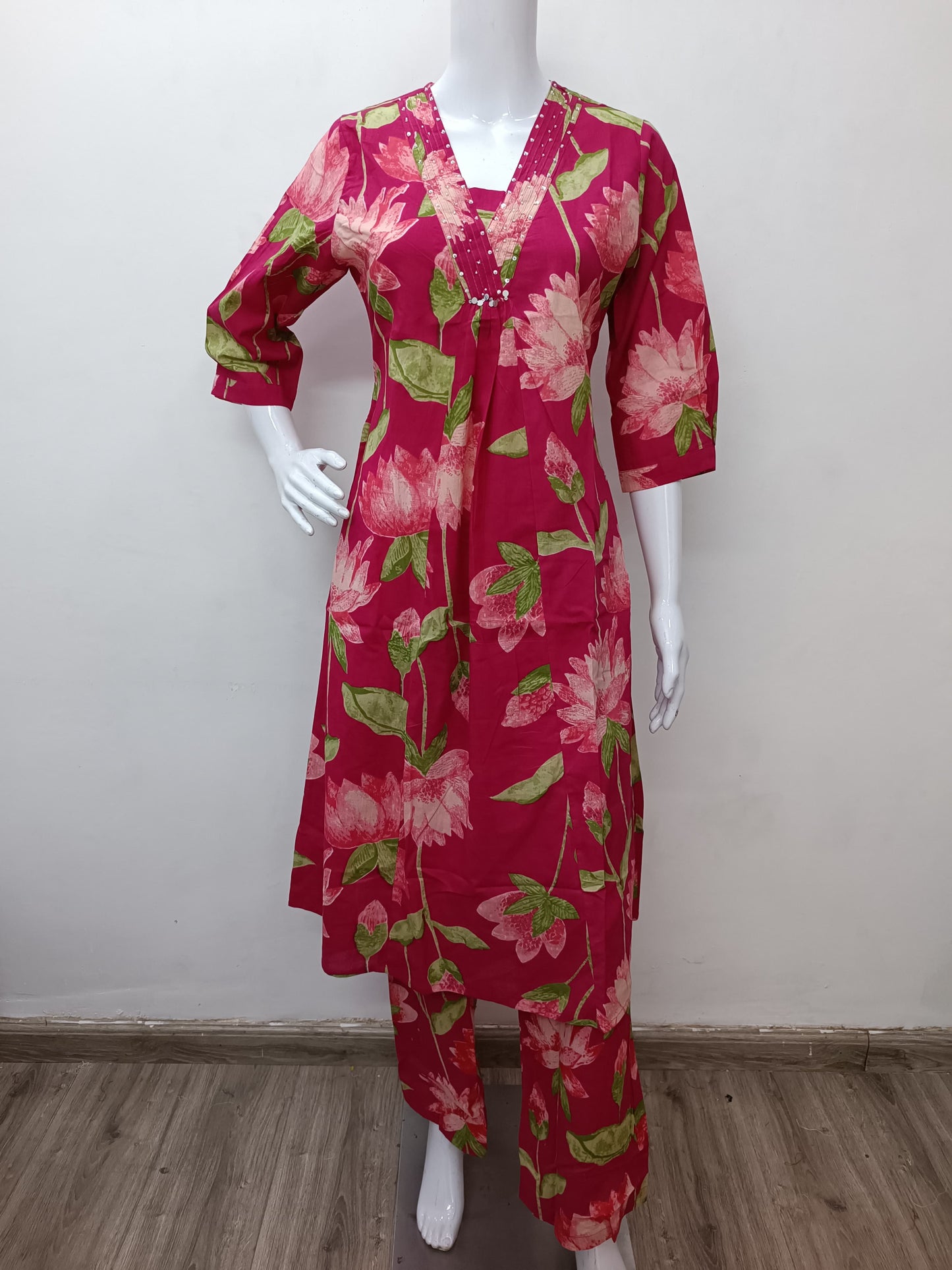 Floral Indian cotton co ord