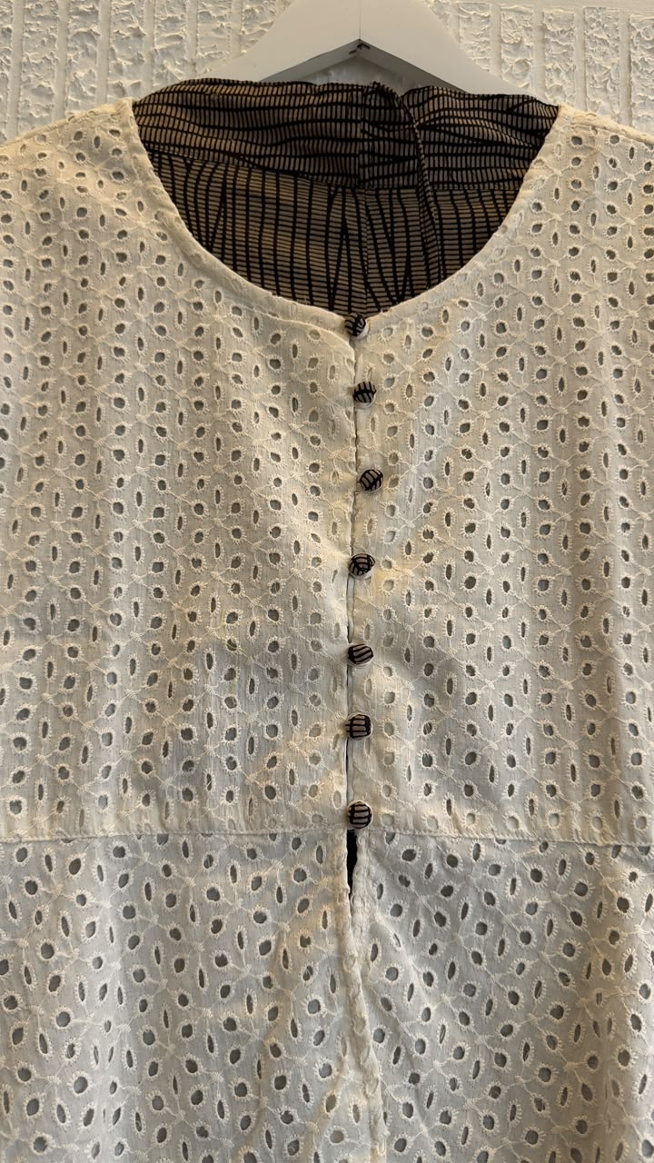 Cotton hakoba co ord set with belt