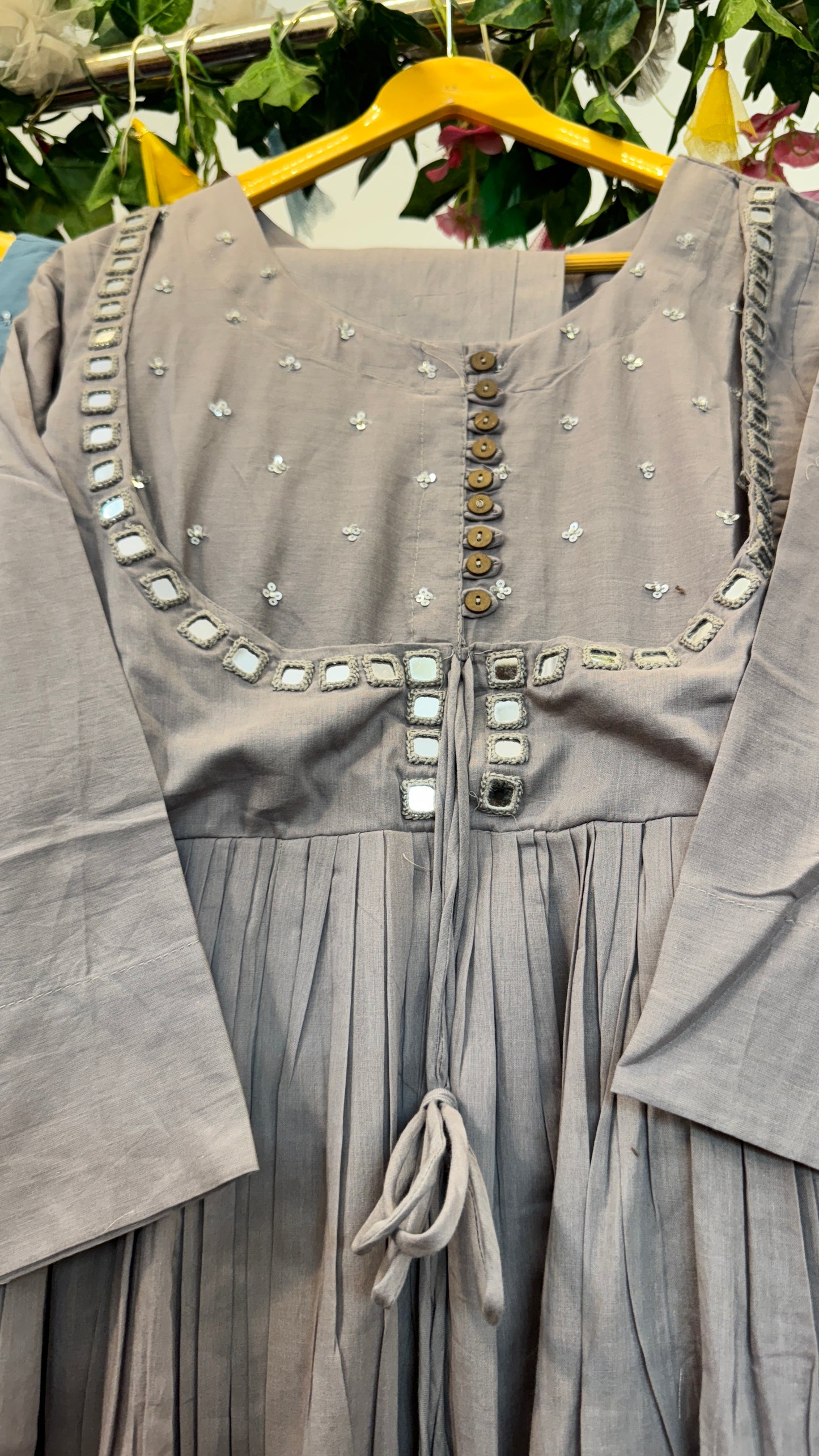 Real mirror cotton kurta pant