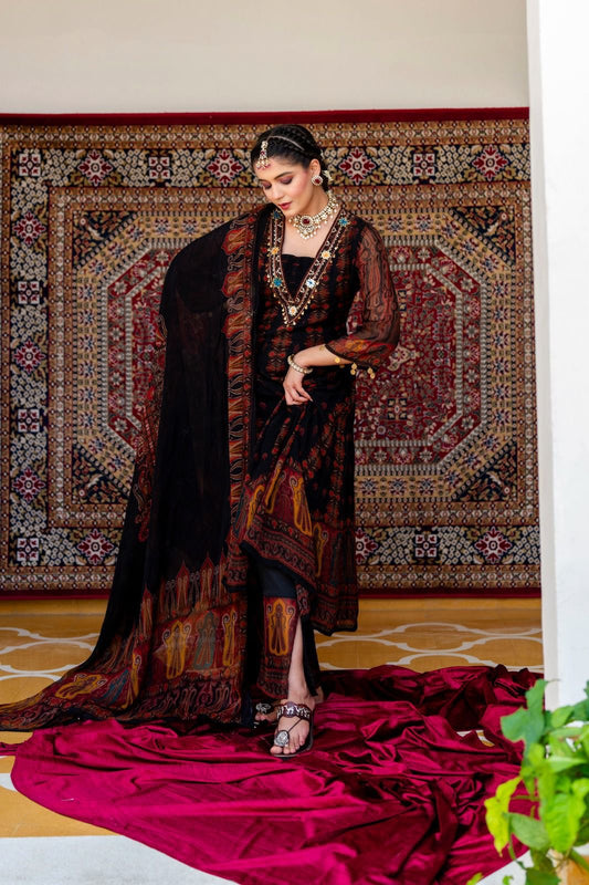 Black Georgette