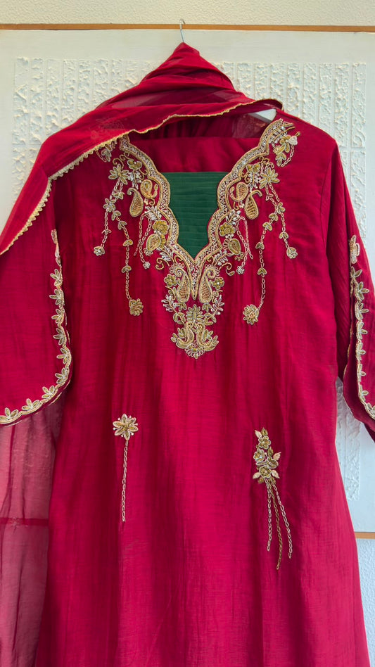 Rakhi edit mul chandari suit