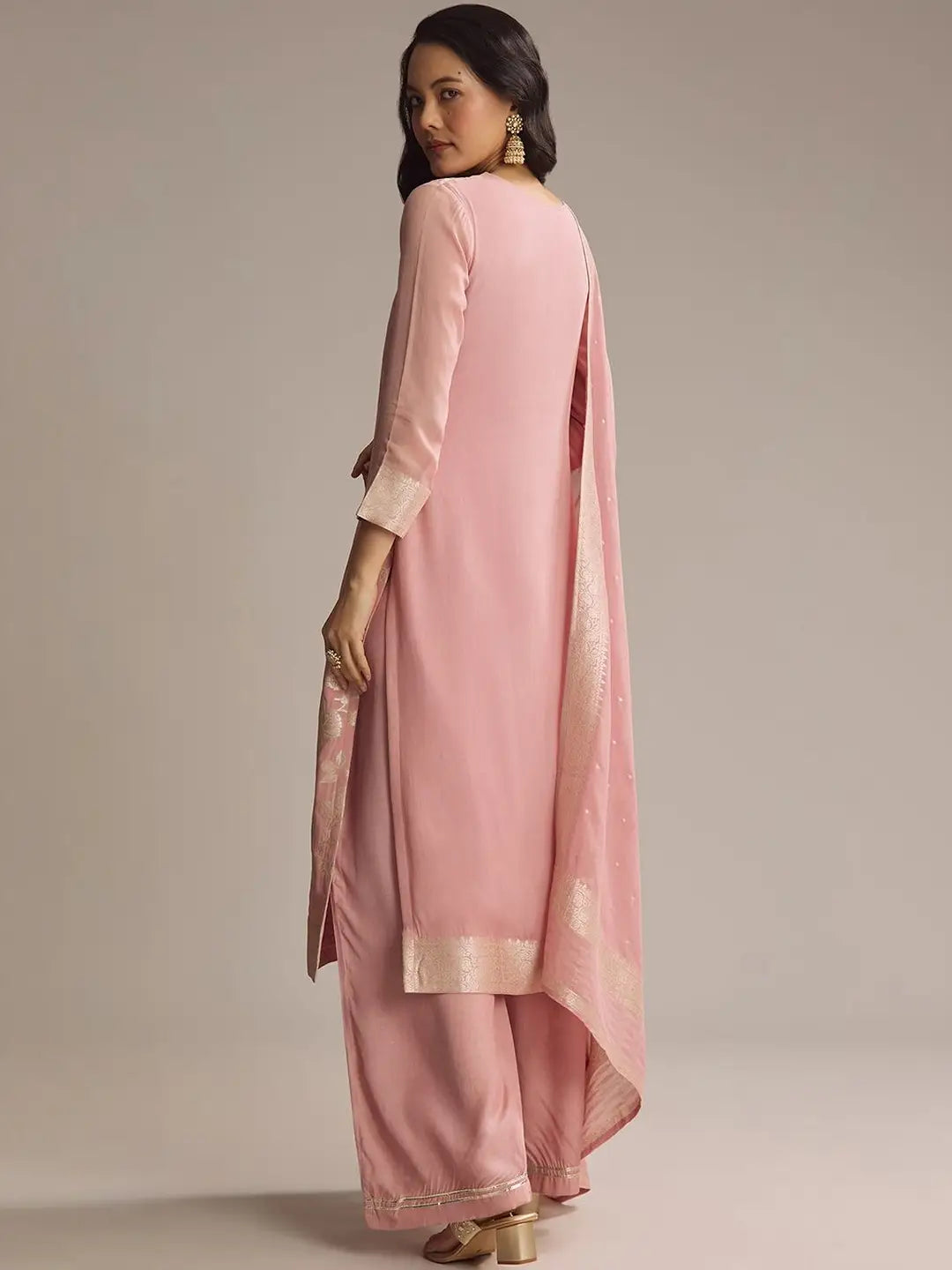 Pure banaras Georgette suit