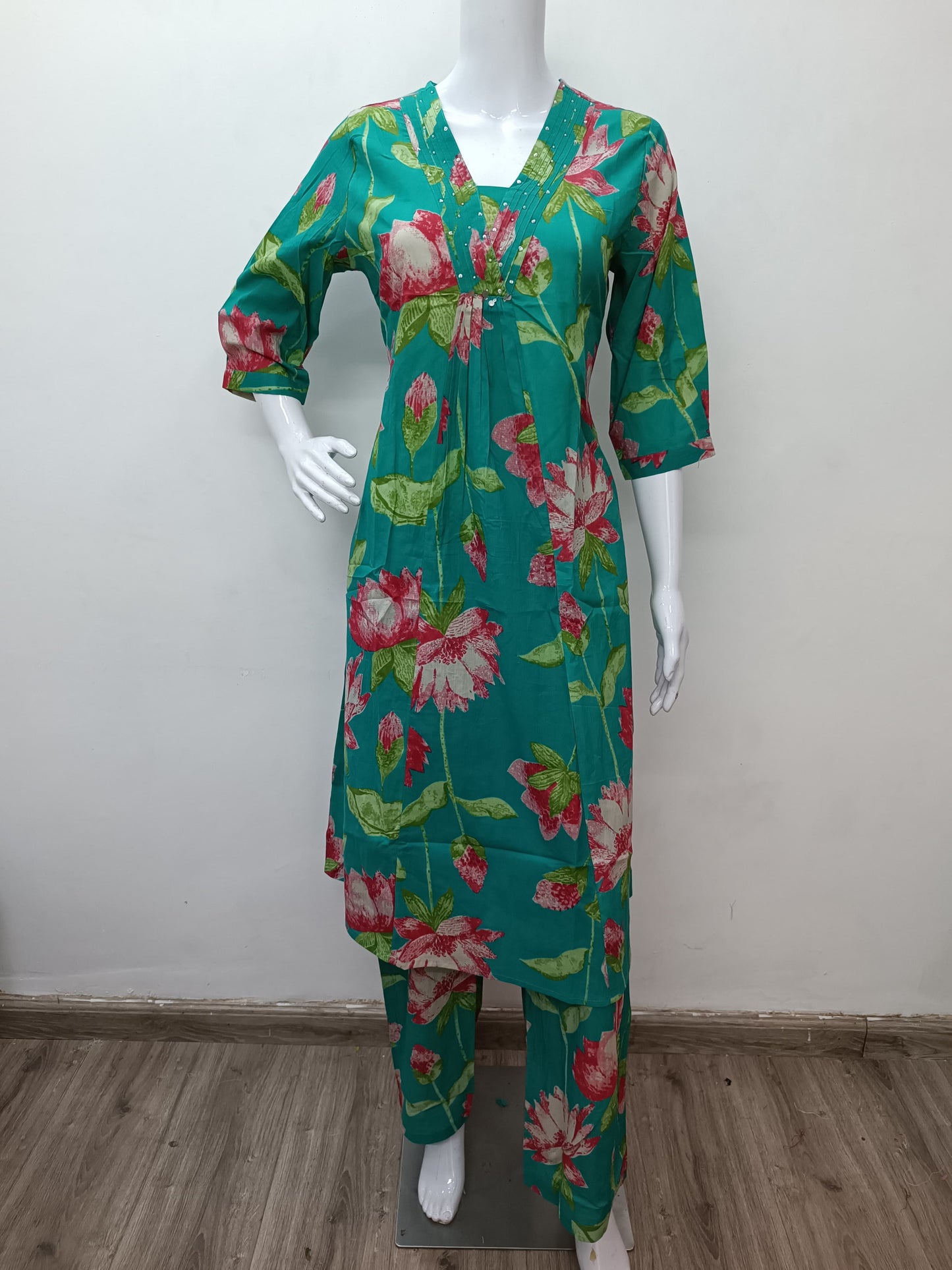 Floral Indian cotton co ord