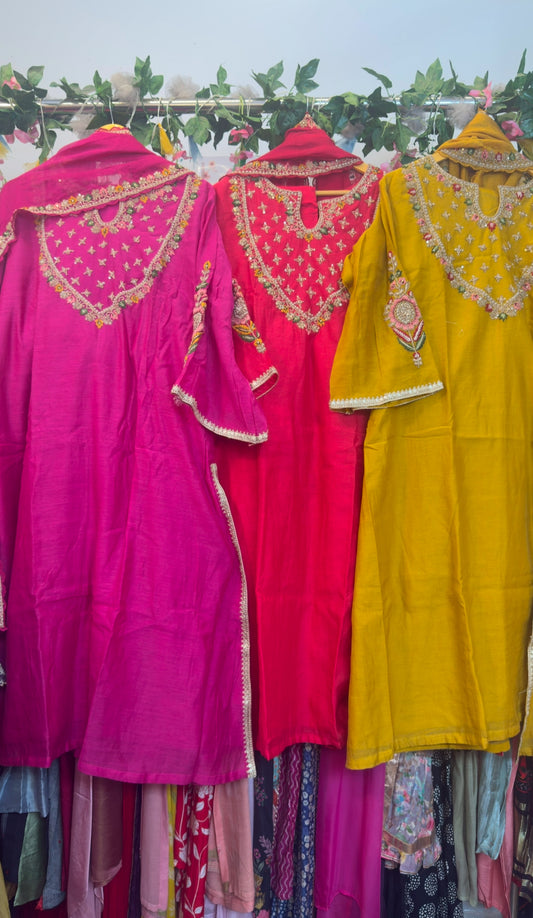 MahaRani classy  mul chandari suit