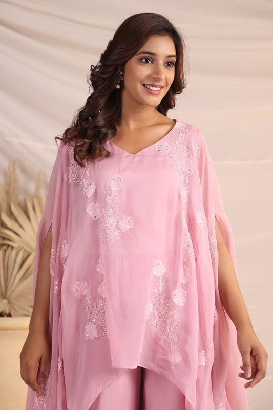 Pinkz organza co ord set