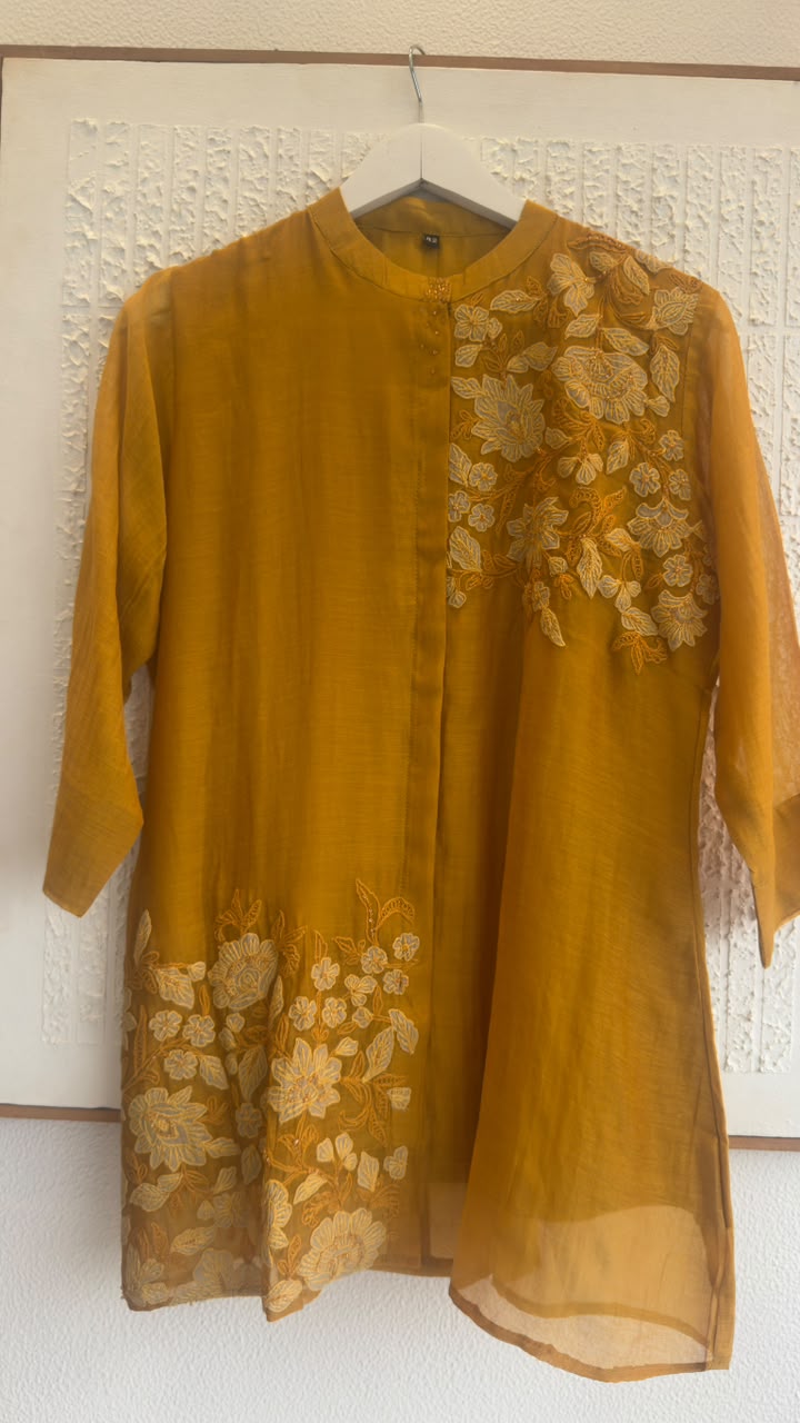 Simply best mul chandari co ord with beautiful colours & embroidery
