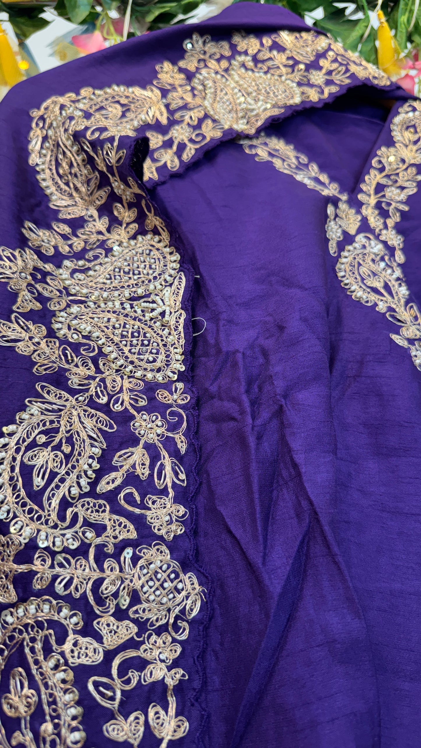 Heavy silk angrakha