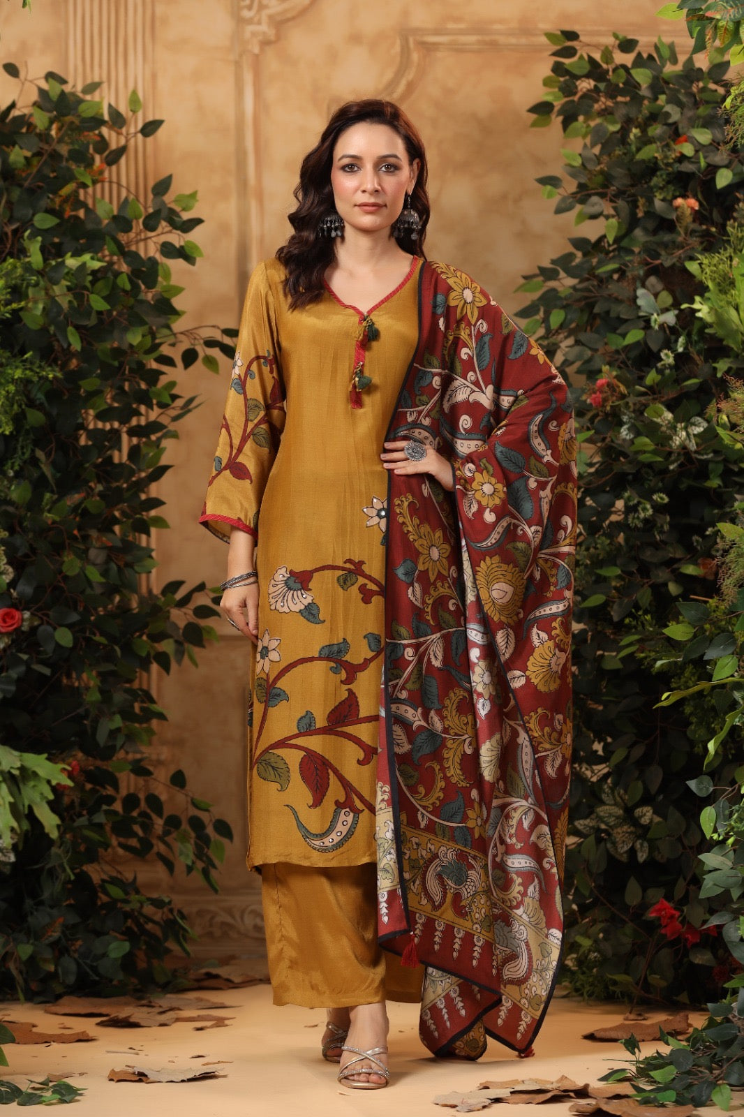 Kamakari muslin kurta pant duppata