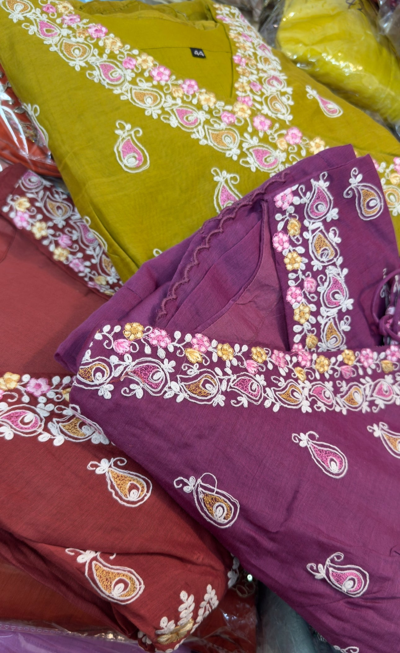 Embroidery angrakha mul chandari