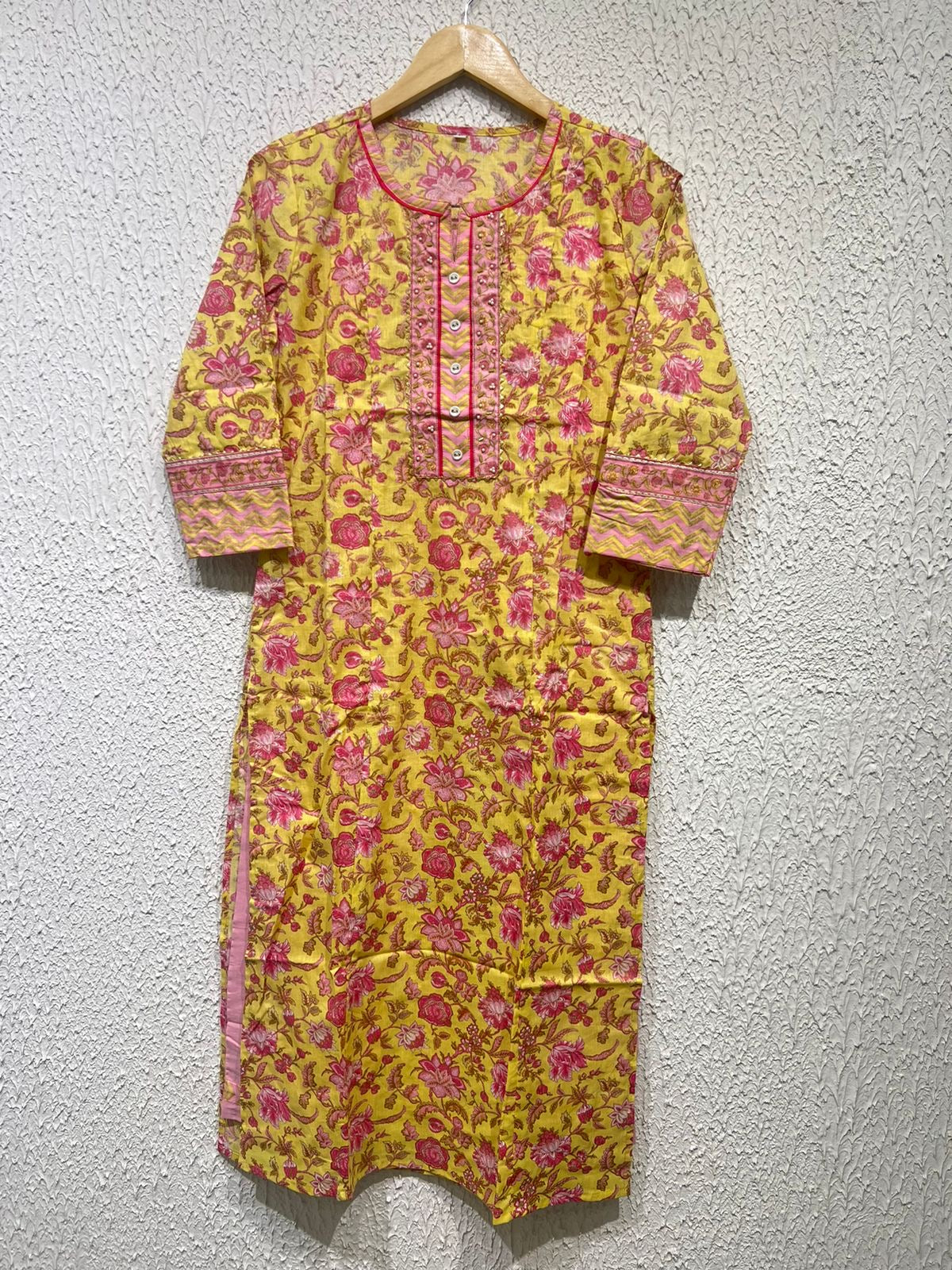 Flower Cotton kurta pant