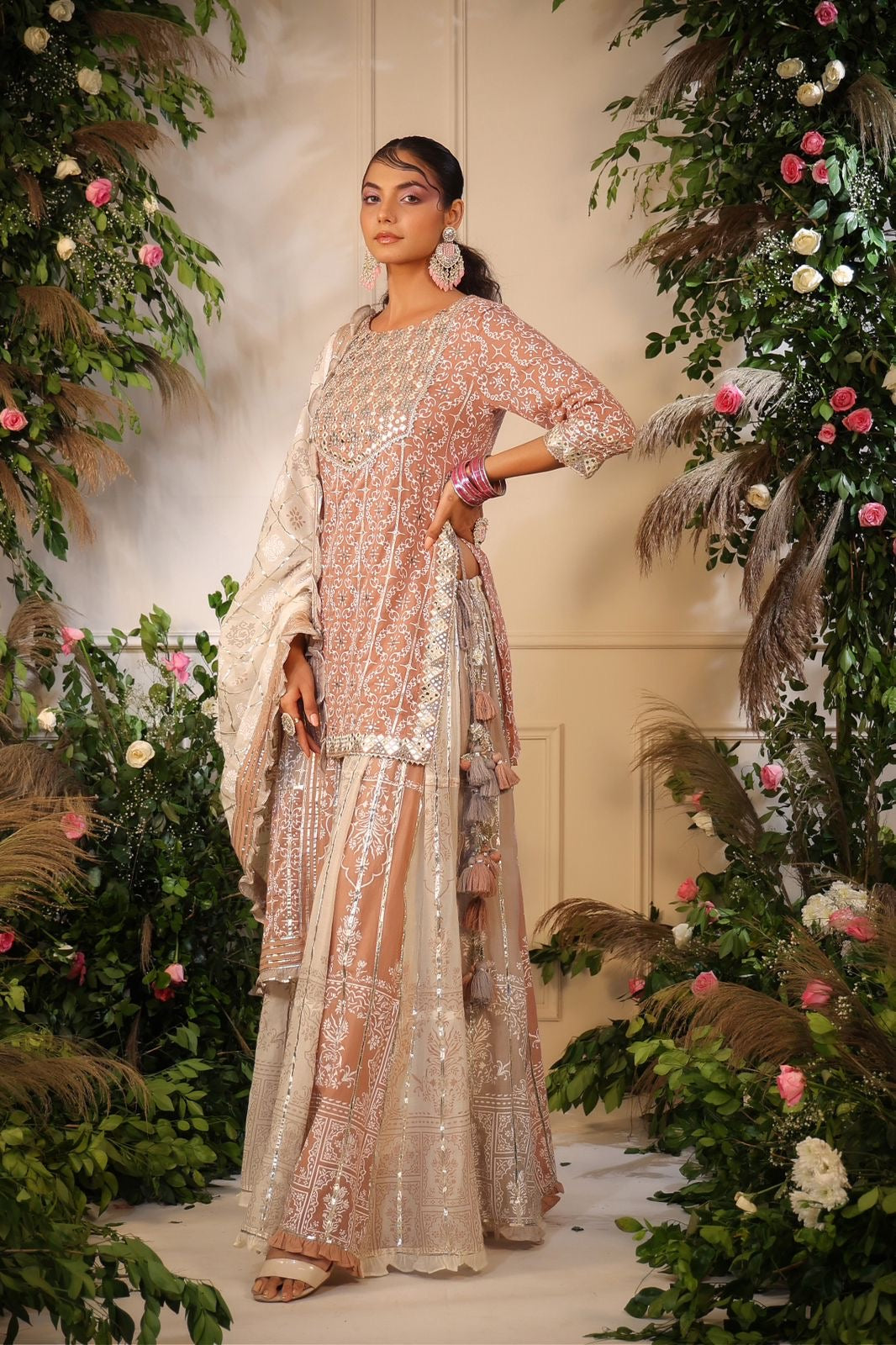 Classy mul cotton divider set