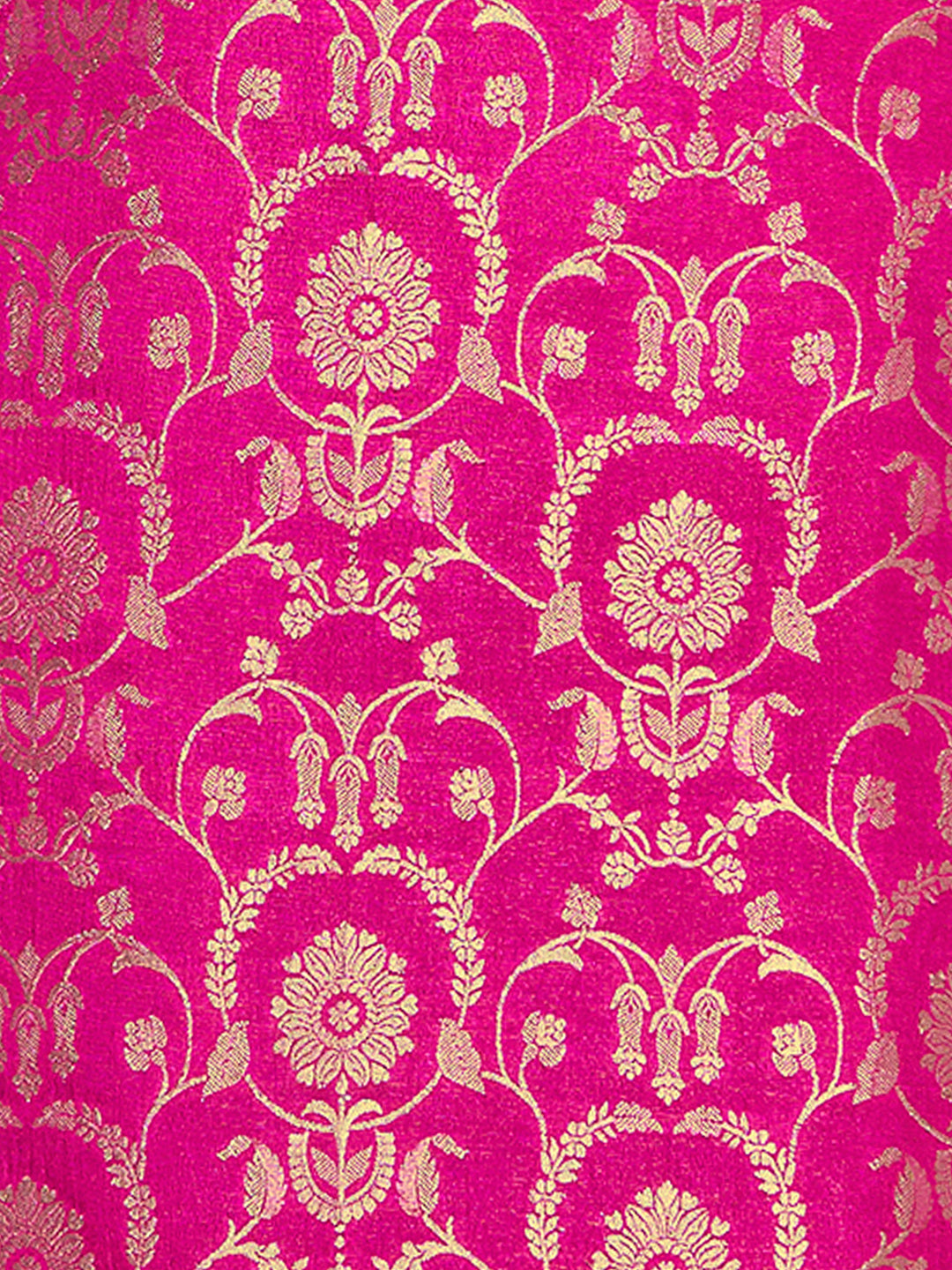 Pink silk Kurta Set with Jacquard and Zari Work, Paired with an Organza Dupatta