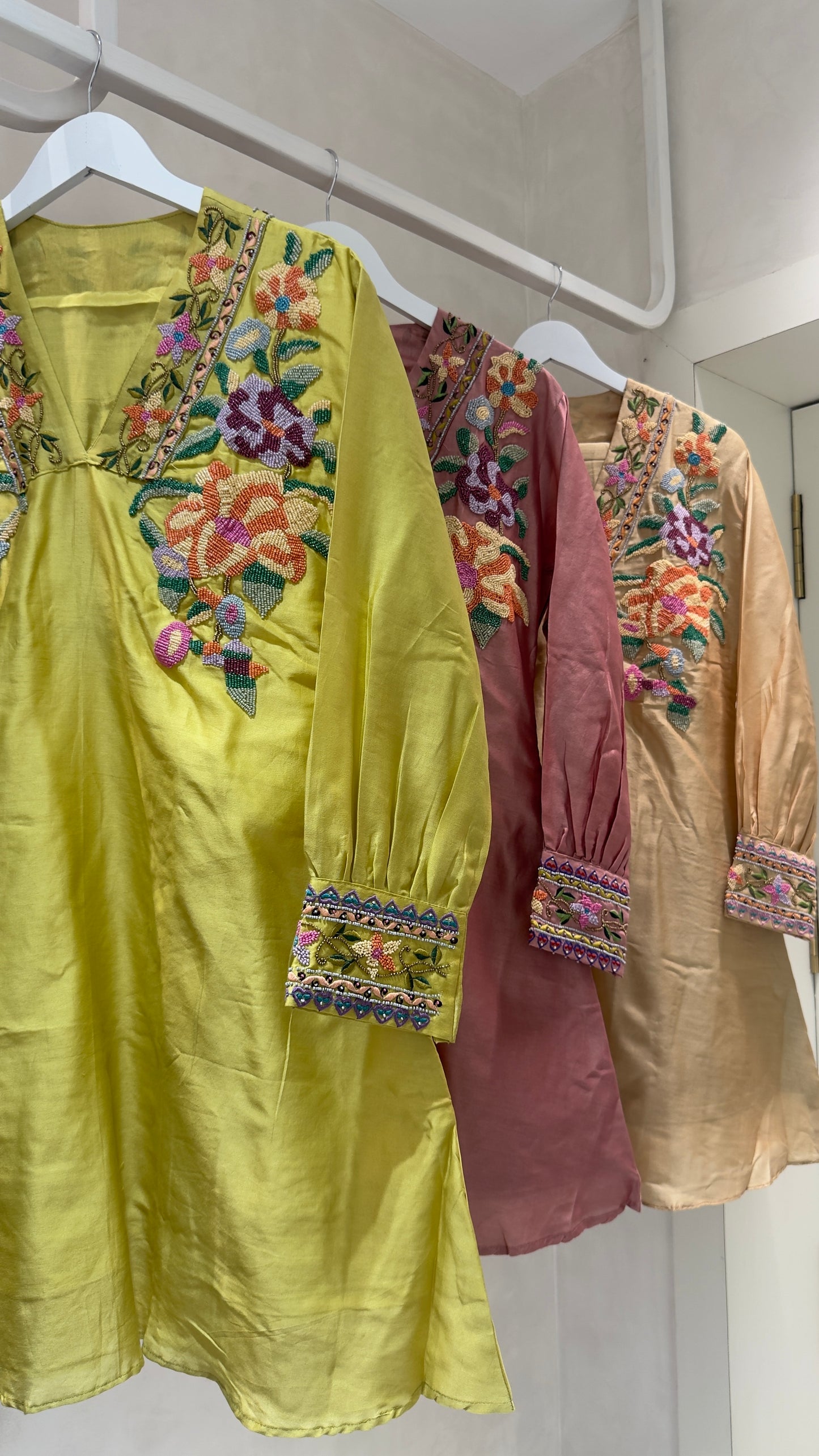 African chandari silk co ord set