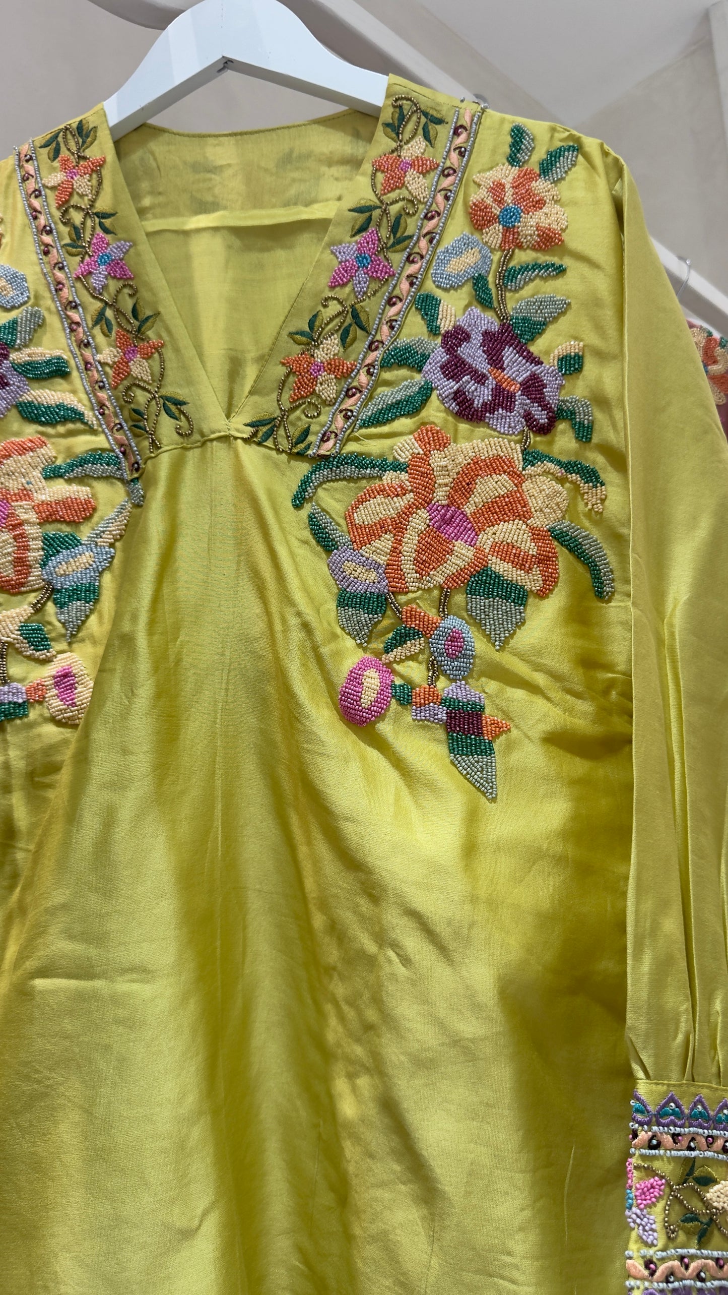 African chandari silk co ord set